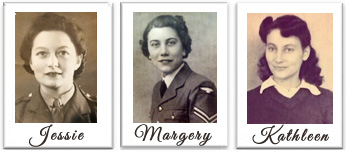 War girls Jessie Margery Kathleen